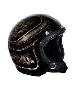 70's Helmets Black Lace - Profile