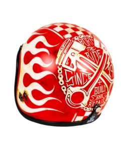 70's Helmets Born To Ride - Profile Left