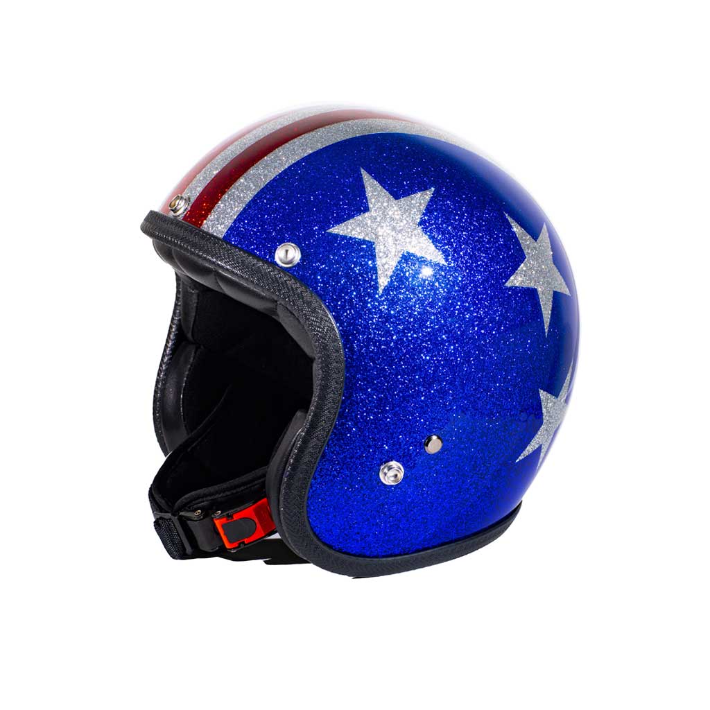 infinito Equipo patrimonio 70's Helmets Captain America "Super Flake" - Rider District