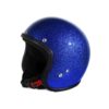 70's Helmets Metal Flake Blue - Profile