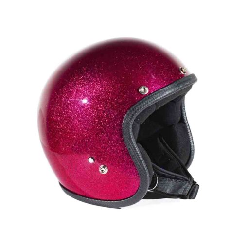 70's Helmets Metal Flake Fucxia