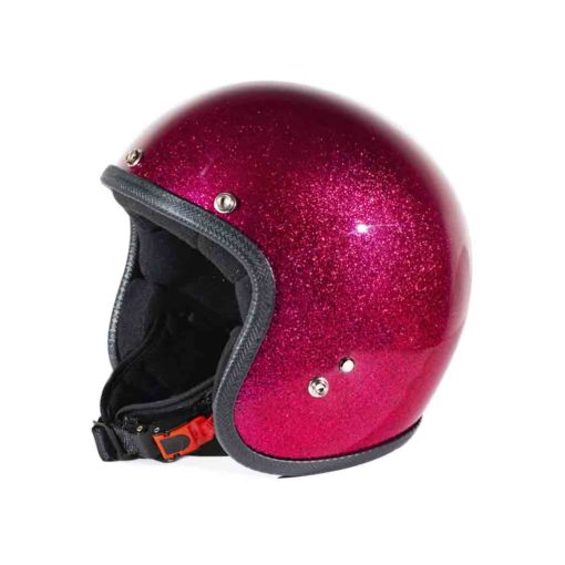 70's Helmets Metal Flake Fucxia - Profile