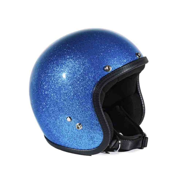 70's Helmets Metal Flake Light Blue - Rider District