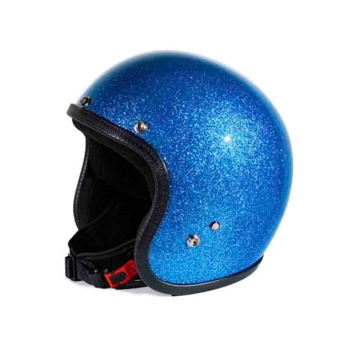 70's Helmets Metal Flake Light Blue - Profile