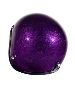 70's Helmets Metal Flake Purple - Back Left