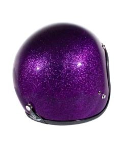 70's Helmets Metal Flake Purple - Back Right