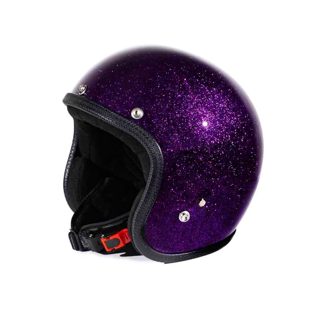 70's Helmets Metal Flake Purple - Profile