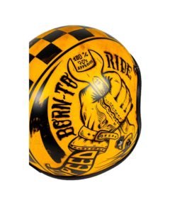 70's Helmets Skull Garage - Drawing Right