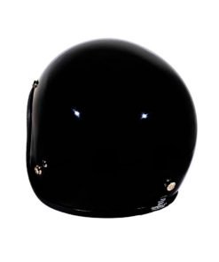 70's Helmets Superflat Glossy Black - Back Left