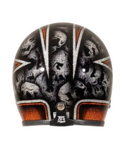 70s_helmets_Skulls_and_Scallops_Black_Orange_back
