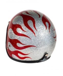Helmet-70s-superflakes-collection-flames-silver-red-back