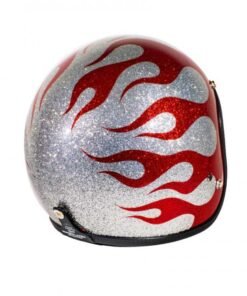 Helmet-70s-superflakes-collection-flames-silver-red-right-back
