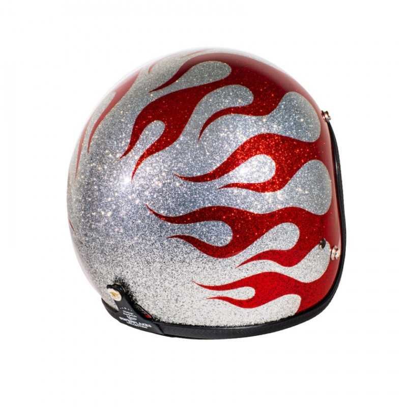 Helmet-70s-superflakes-collection-flames-silver-red-right-back