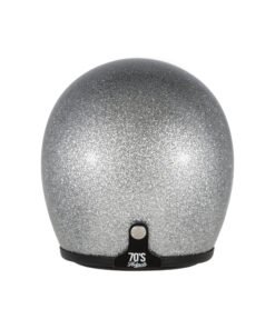 open_face_helmet_70s_helmets_metal flakes_silver_back