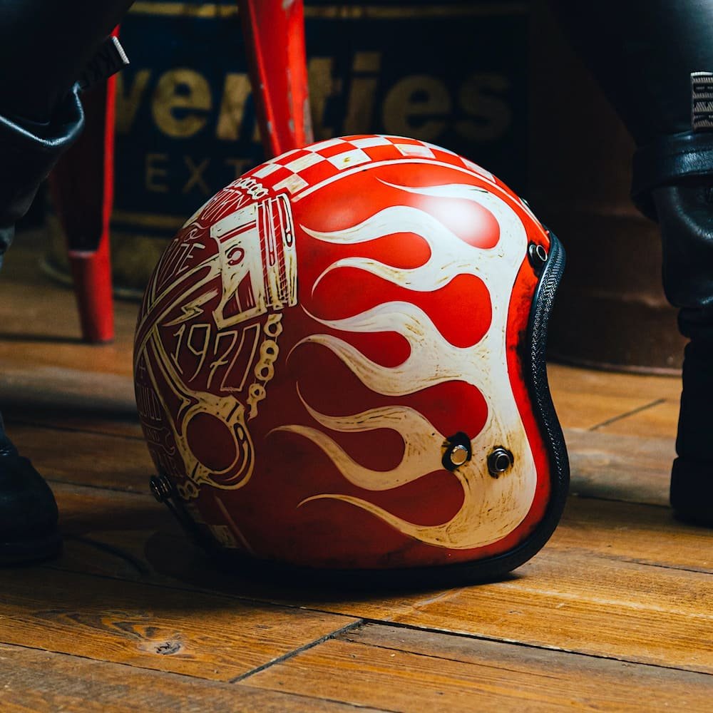 Cafe Motorcycle Helmets