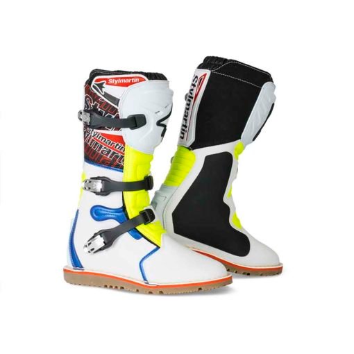 Stylmartin Impact Pro White Blue Fluo