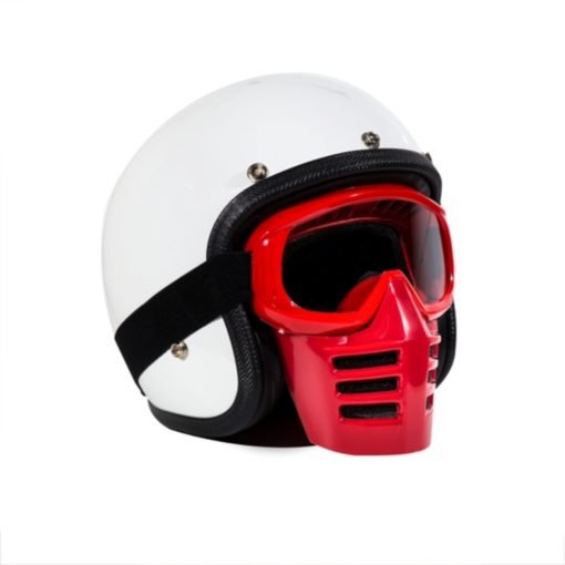 70’s Helmets Off Road Mask Red