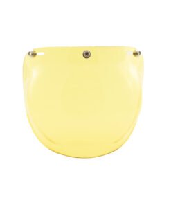 Bubble visor yellow fixed front