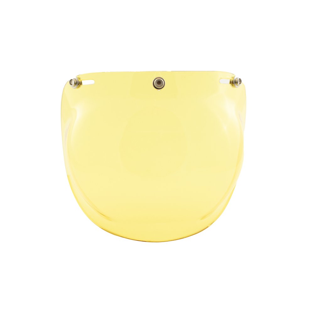Bubble visor yellow fixed front