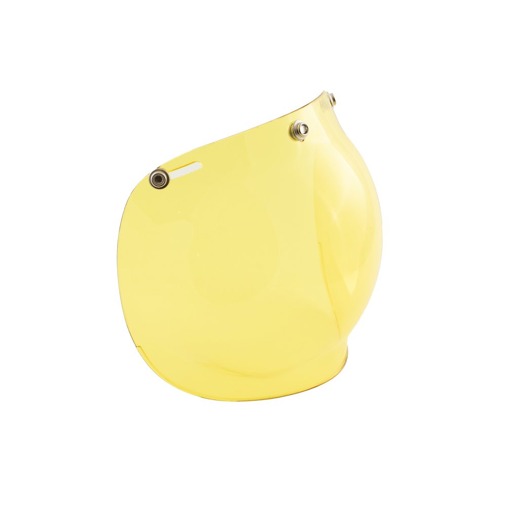 Bubble visor yellow fixed