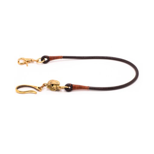 70's Biker Wallet Rope - Dark Brown
