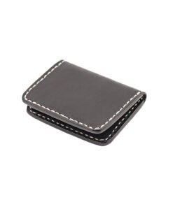 70's Credit Card Holder Wallet Black Flat