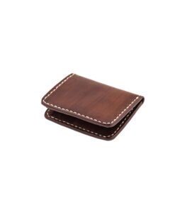 70's Credit Card Holder Wallet Brown Flat