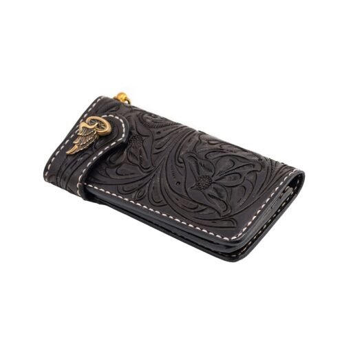 70's Long Engraved Black