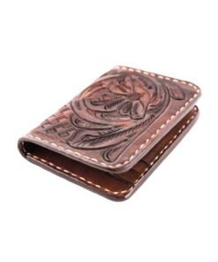 70s-wallet-brown-engraved-pocket-credit-card-holder-front
