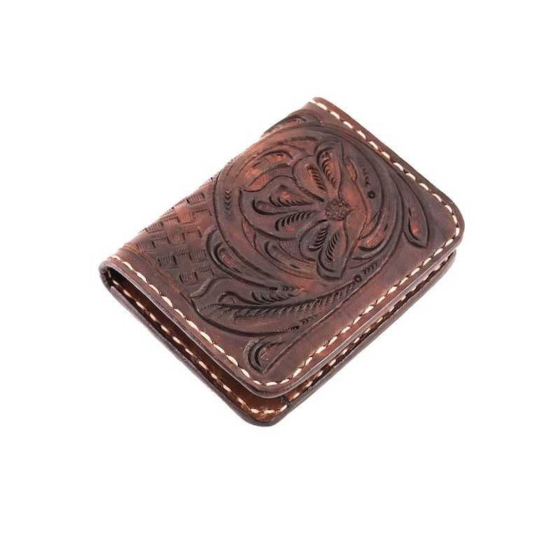 70s-wallet-brown-engraved-pocket-credit-card-holder-left