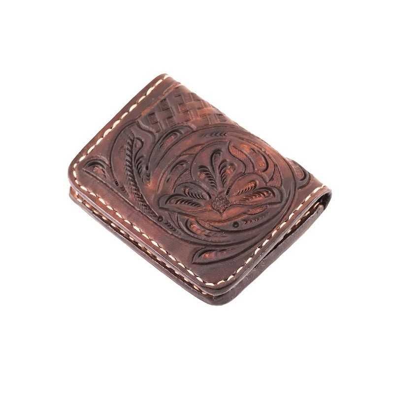 70s-wallet-brown-engraved-pocket-credit-card-holder