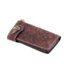 70's Long Engraved Wallet - Brown