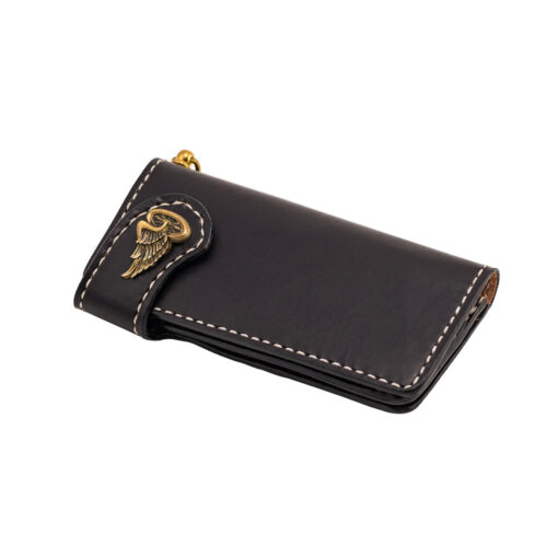 70's Wallet Long Flat - Black