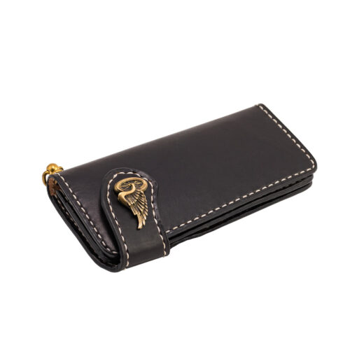 70's Wallet Long Flat - Black Down