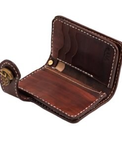 70's Wallet Shorty Flat - Brown Interior