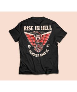 Bobber Mafia T-Shirt - Rise in Hell Back