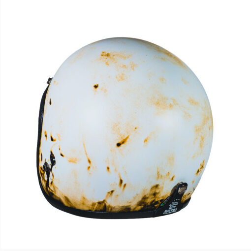 70's Helmets Pastello Dirty White Rear SX
