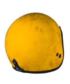 70's Helmets Pastello Dirty Yellow Rear DX