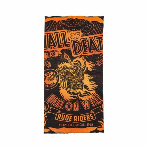 70s Neck Warmer - Rude Riders Wall of Death Front