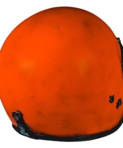Helmet- open-face-dirty-orange-back