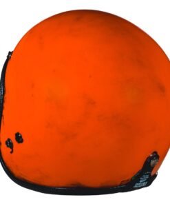Helmet- open-face-dirty-orange-back-left