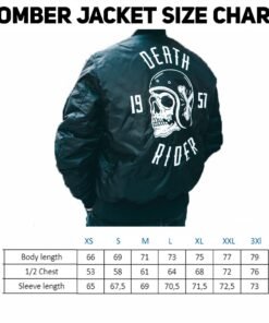 Death Rider - Bomber - Size Chart