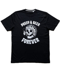 Skull T-Shirt Pussy & Beer