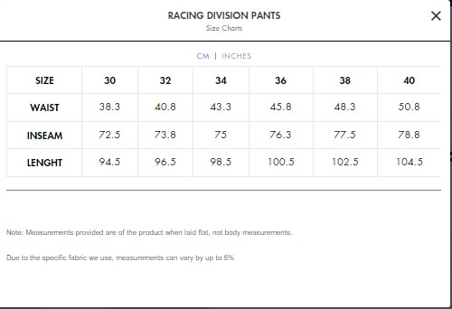 Fuel racing division pants | Fuel racing division trousers - Rider District