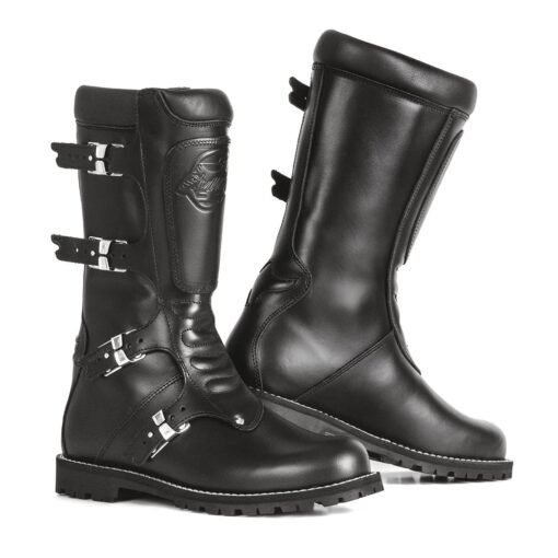 Stylmartin-continental-black-boots-front