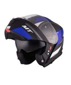 CASCO DE MOTO AZUL - GENESIS SV CAVE A7 MATE - ABIERTO