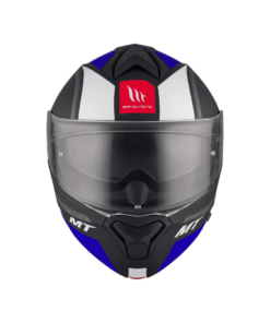 CASCO DE MOTO AZUL - GENESIS SV CAVE A7 MATE - FRENTE