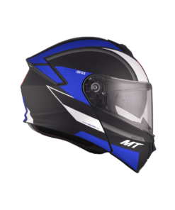 CASCO DE MOTO AZUL - GENESIS SV CAVE A7 MATE - IZQUIERDA
