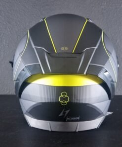 Full-face-helmet-yellow-Stomer-back