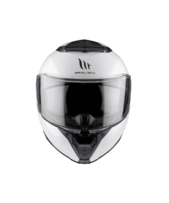 MT HELMETS- FULL FACE-MODULAR-HELMET-WHITE GLOSS-FRONT